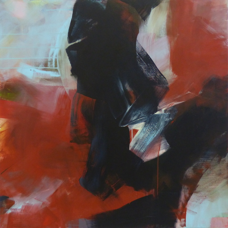 Ursula Adrian-Riess: o.T.Acryl auf Leinwand, 2014, 100 x 100 cm