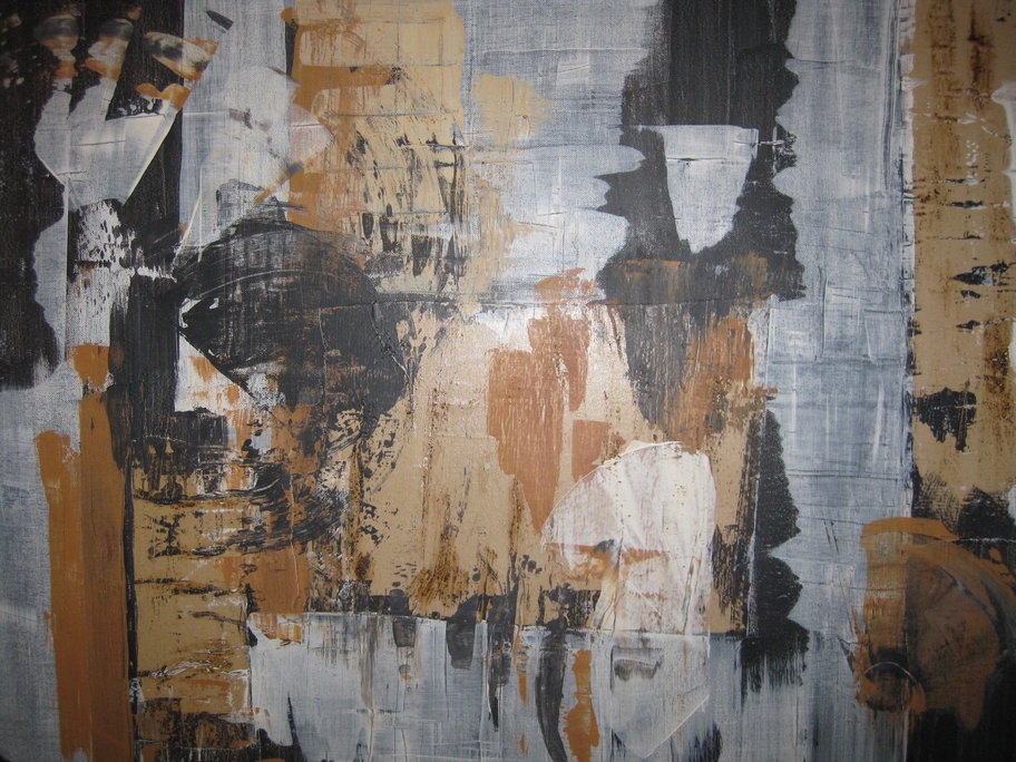 Susanne Neuls: Ohne TitelCollage-Acryl, Papier- 90x70x2