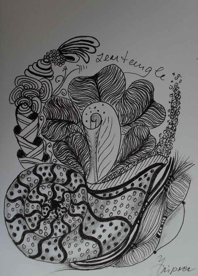 Ursula Dpree: Zentangle