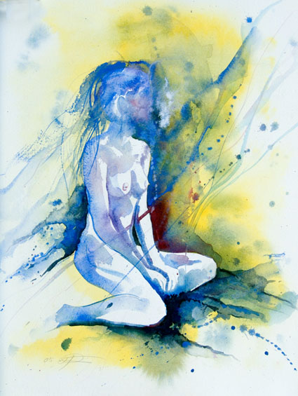 Kurt_Gerd Ries: o.T.Aquarell