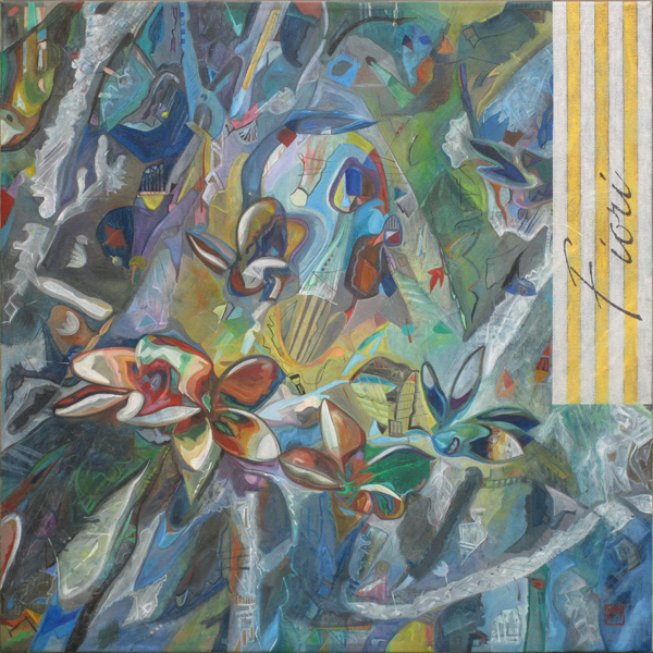 Michael Obermeier: fiori ▪ olio su tela ▪ 2007 ▪ 50 x 50 cm