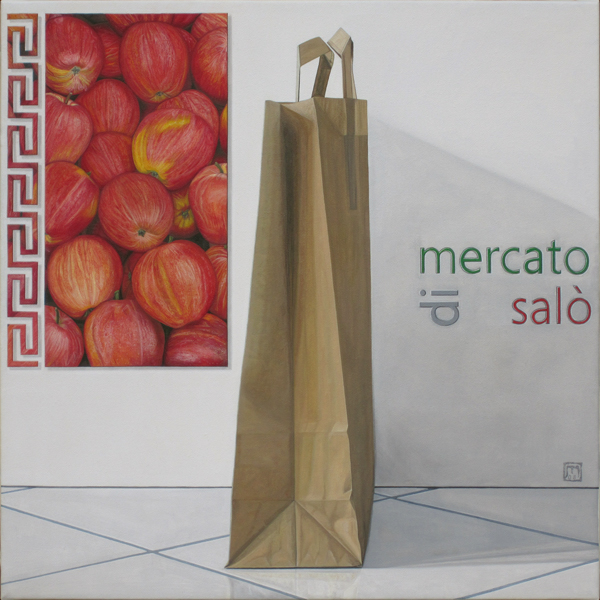 Michael Obermeier: mercato di Sal? ▪ olio su tela ▪ 2008 ▪ 50 x 50 cm