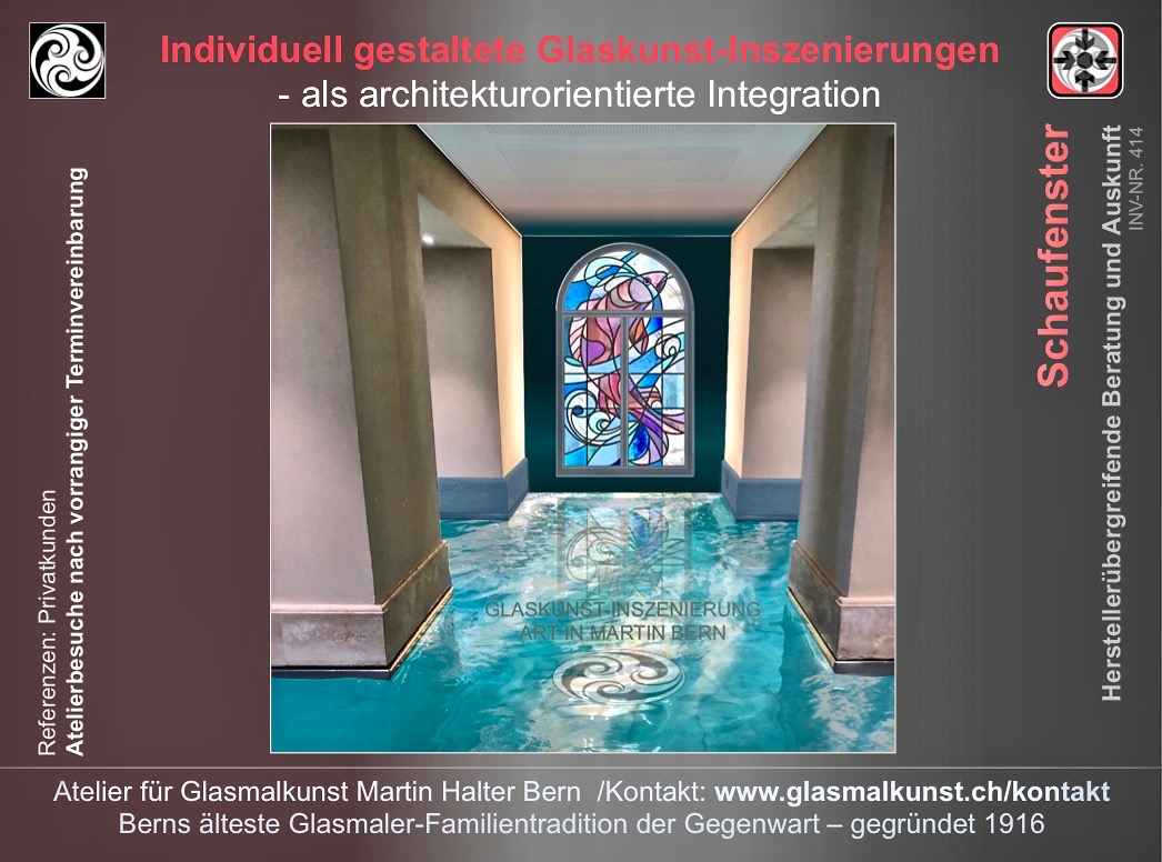 Martin_ART_IN_MARTIN Halter: Glaskunst-Inszenierungen in der ArchitekturVisualisierte Identittsmerkmale nach Wunsch des Auftraggebers