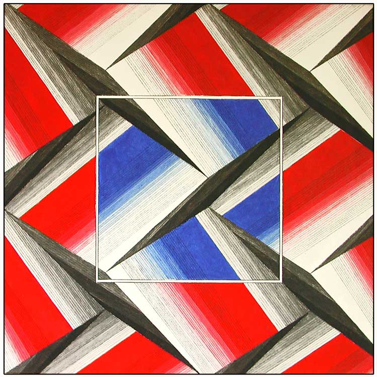 Gerhard Scholz: Komposition 4Acryl on Canvas, 60 x 60 cm