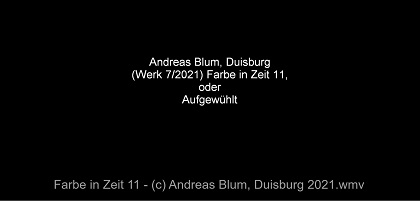 Andreas Blum: Videostill, 2021, Video, Full-HD, Dauer 1,42 Minuten